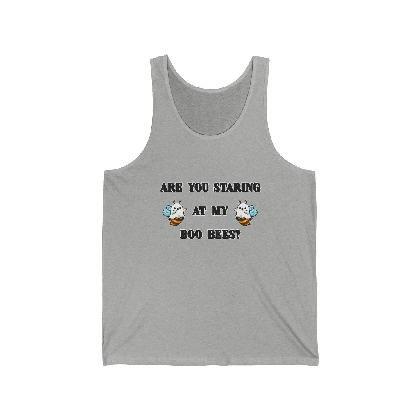 Are you staring at my boo bees? - Unisex Jersey Tank