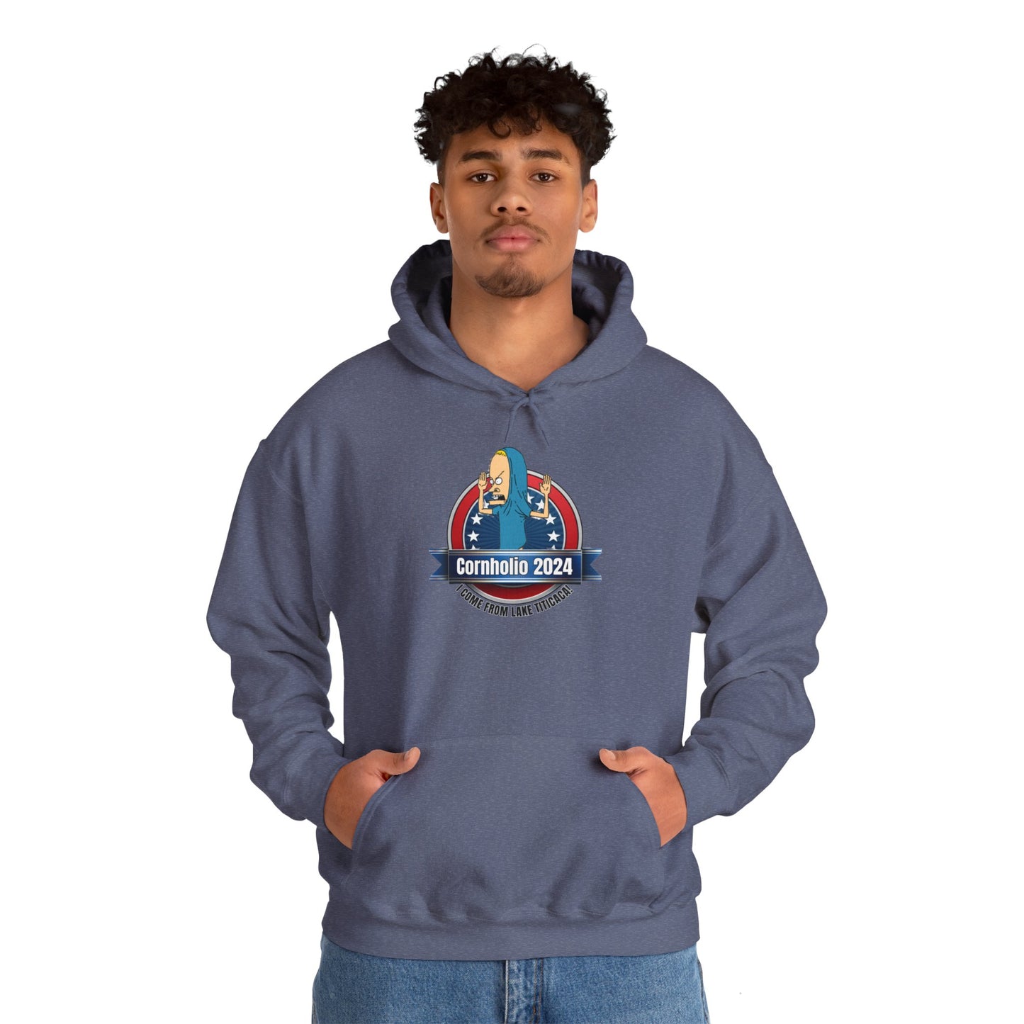 Cornholio 2024 - Unisex Heavy Blend™ Hooded Sweatshirt