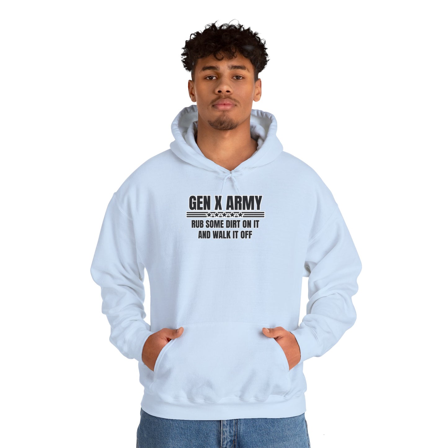 Rub some dirt on it and walk it off - Unisex Heavy Blend™ Hooded Sweatshirt