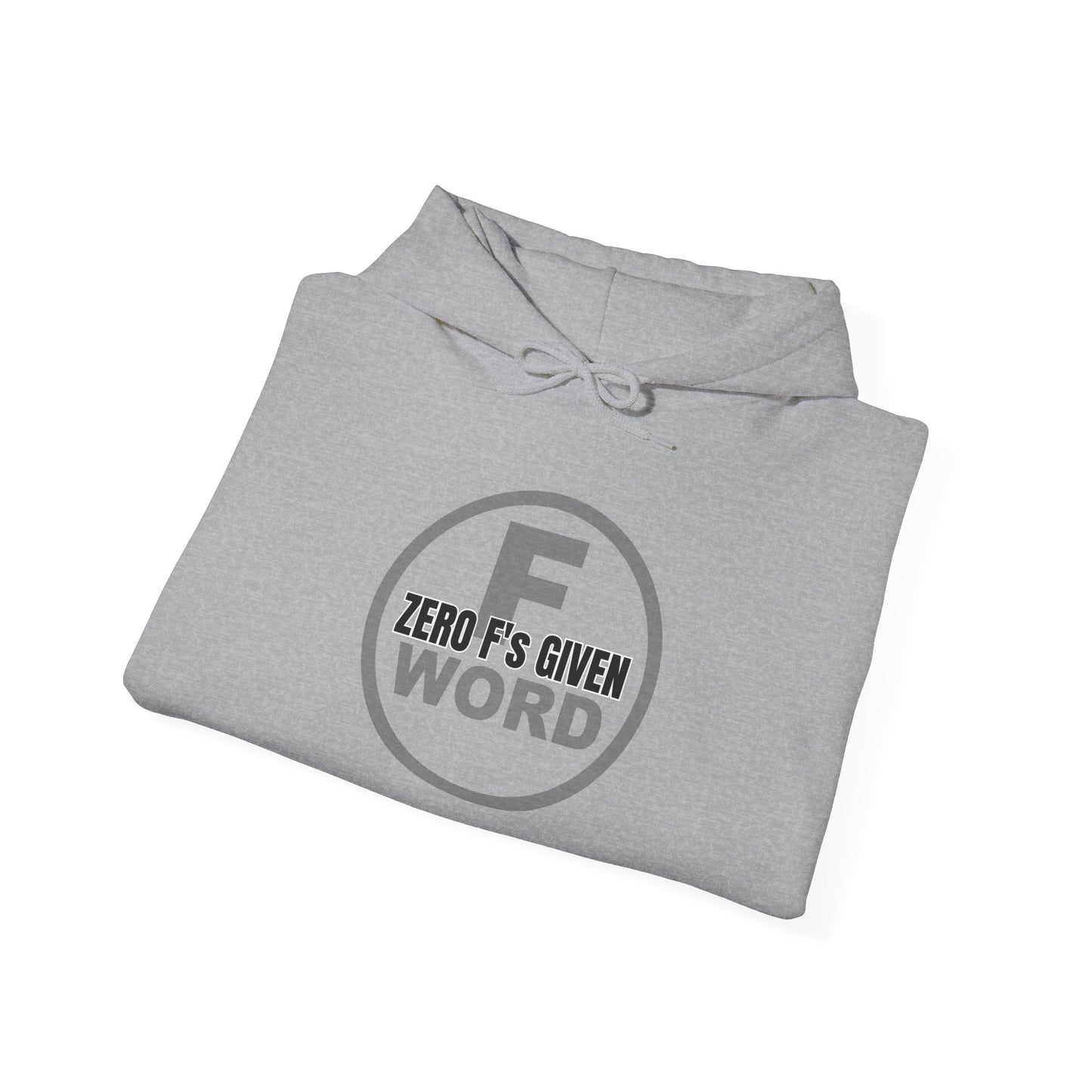 Zero F's given - Unisex Heavy Blend™ Hooded Sweatshirt