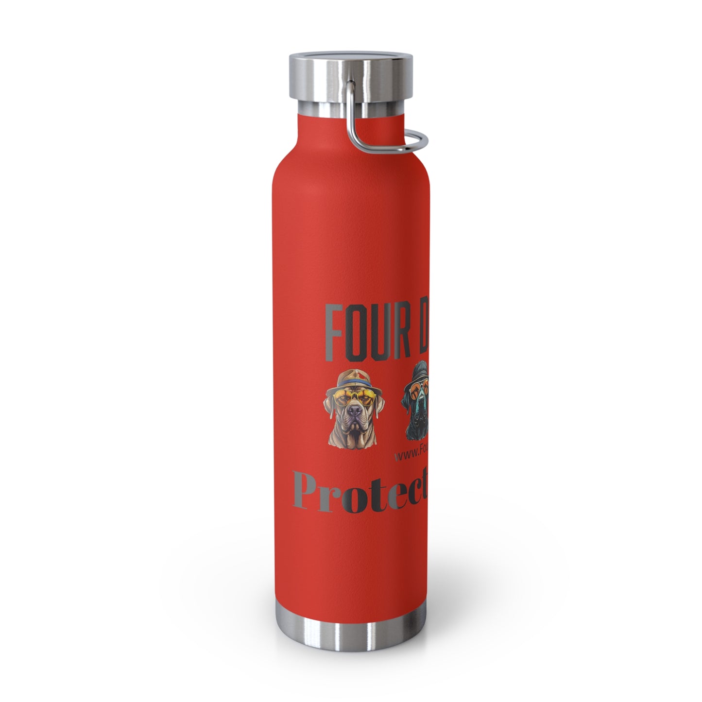 Protect them all with logo - Copper Vacuum Insulated Bottle, 22oz