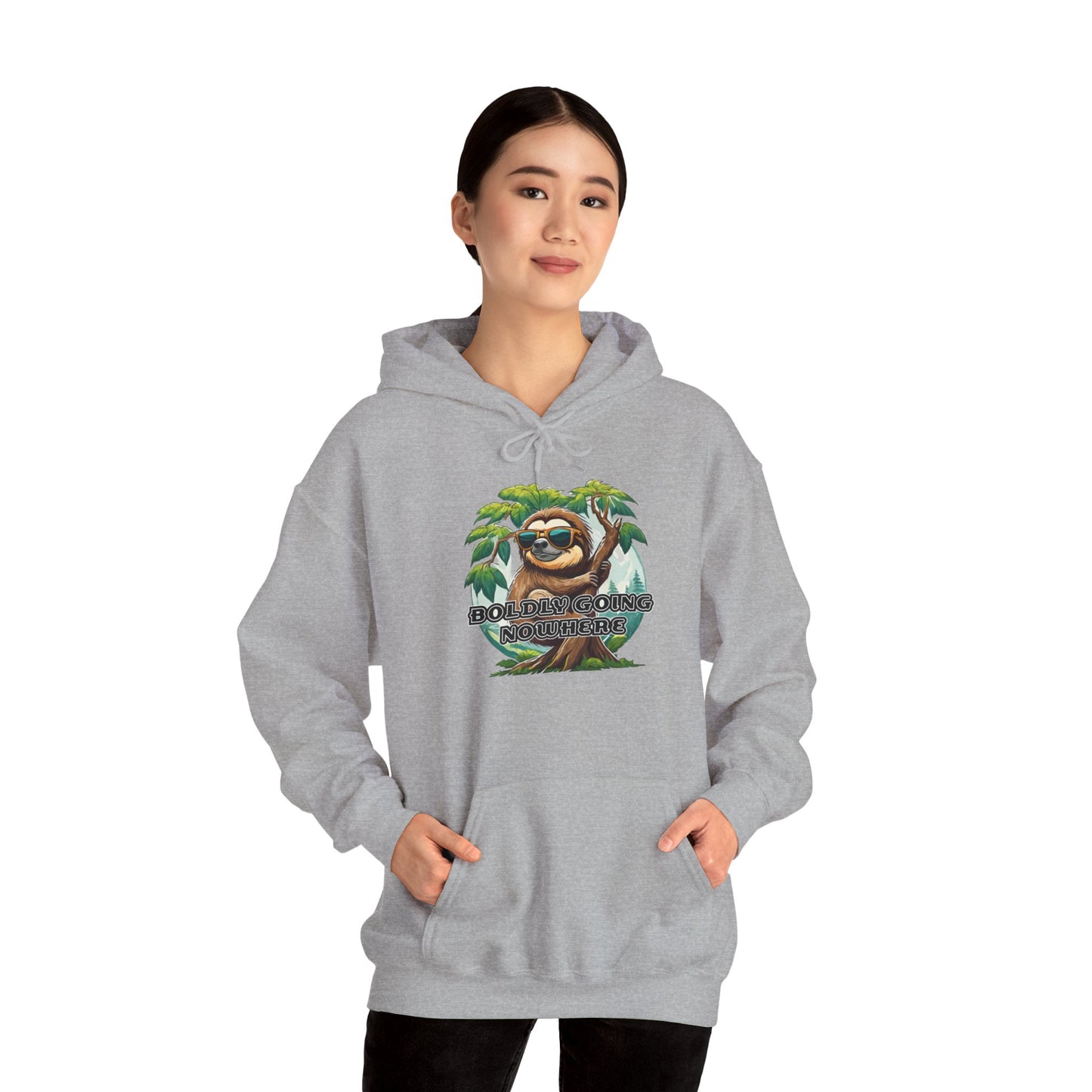 Boldly going nowhere - Unisex Heavy Blend™ Hooded Sweatshirt