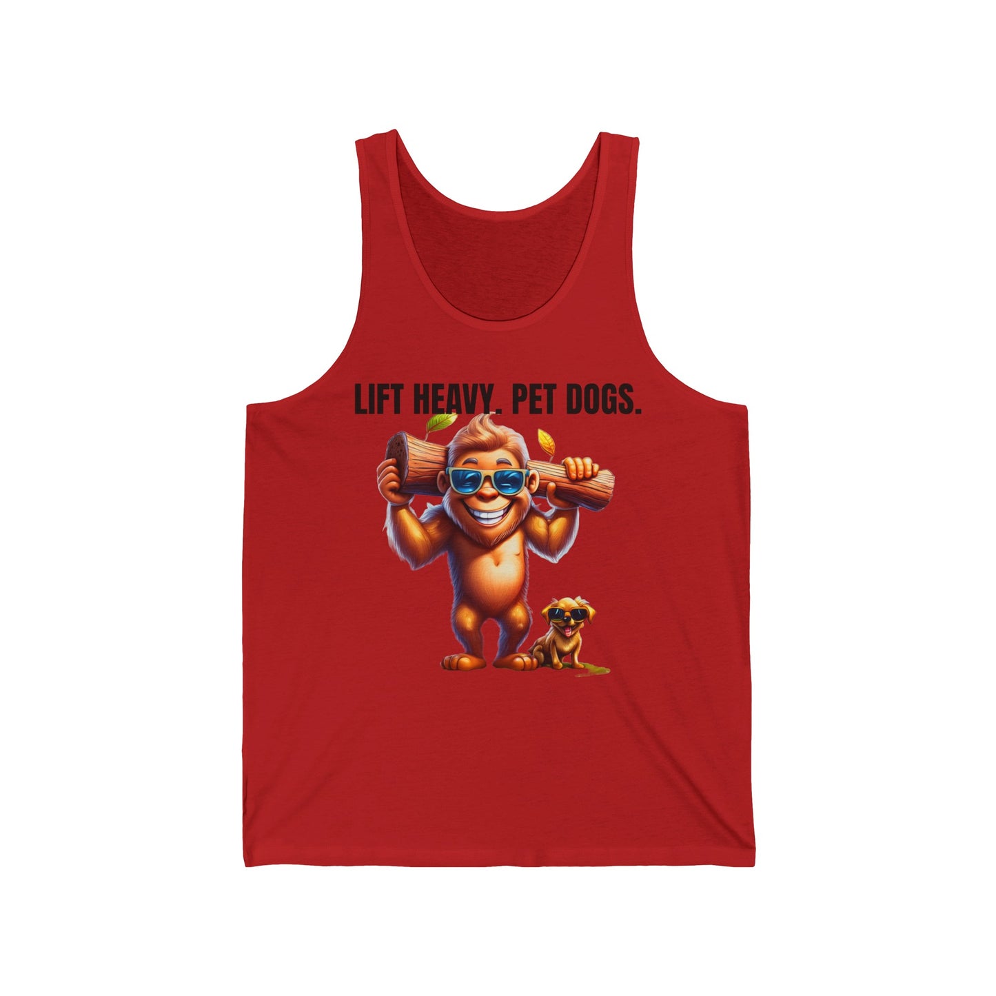 Lift heavy pet dogs 1 - Unisex Jersey Tank