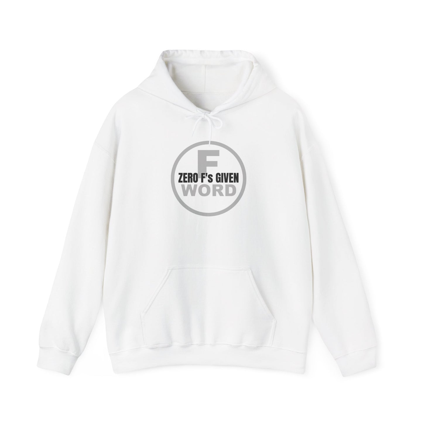 Zero F's given - Unisex Heavy Blend™ Hooded Sweatshirt