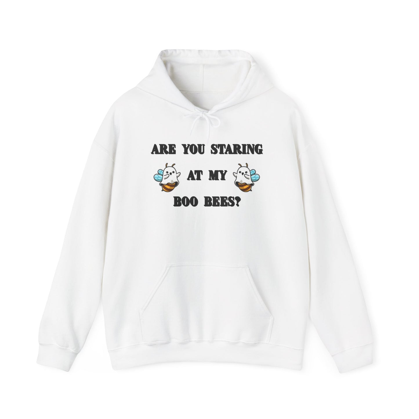 Are you staring at my boo bees? - Unisex Heavy Blend™ Hooded Sweatshirt