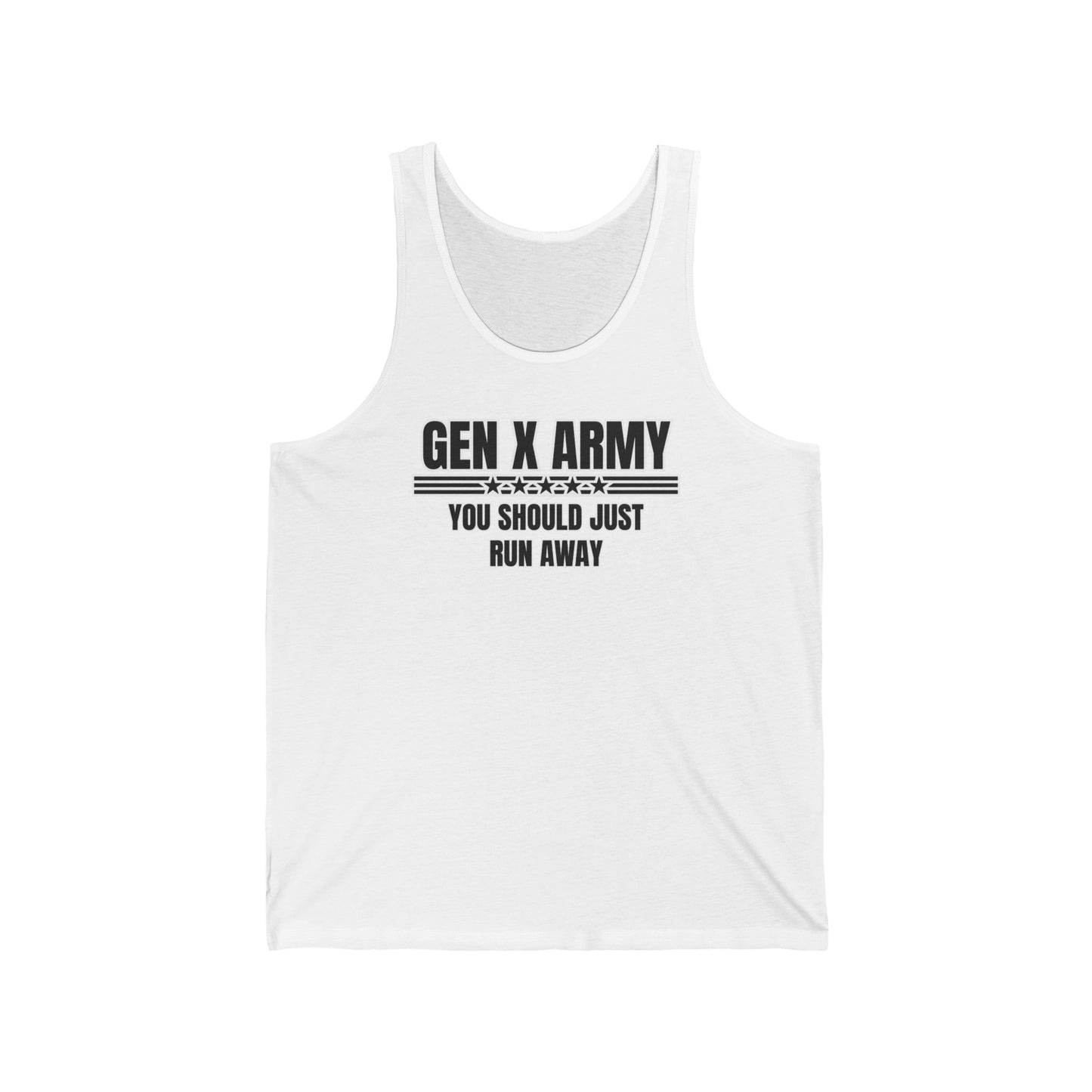 You should just run away - Unisex Jersey Tank